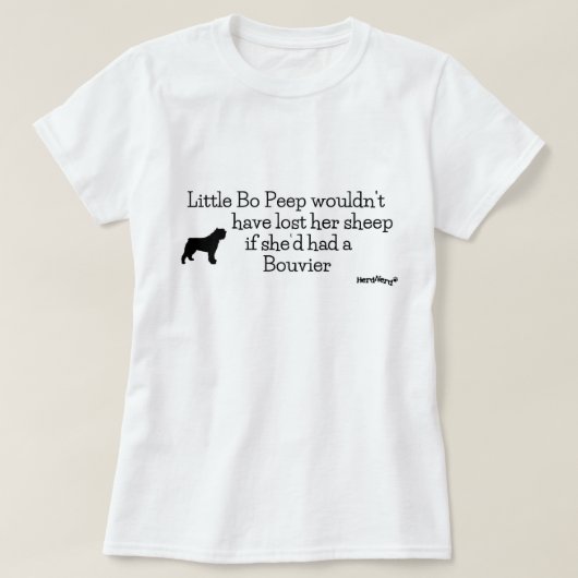 Lil BO lugen u. Bouvier T-Shirt (Design vorne)