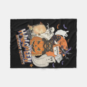 Lil Boo Halloween Horror jeden 3. Oktober Fleecedecke (Vorderseite (Horizontal))