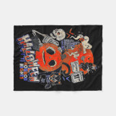 Lil Boo Halloween Horror jeden 3. Oktober Fleecedecke (Vorderseite (Horizontal))