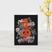Lil Boo Halloween Horror jeden 3. Oktober Karte (Gelbe Blume)