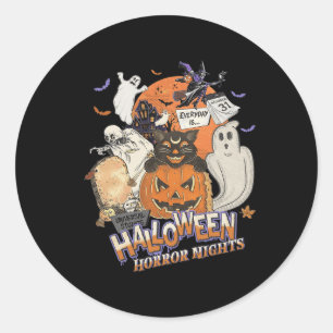 Lil Boo Halloween Horror jeden 3. Oktober Runder Aufkleber