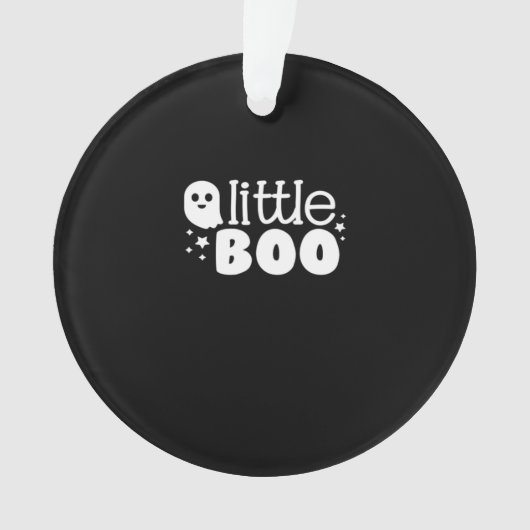 Lil Boo Halloween Vintage Style Ornament (Vorderseite)