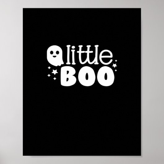 Lil Boo Halloween Vintage Style Poster (Vorne)