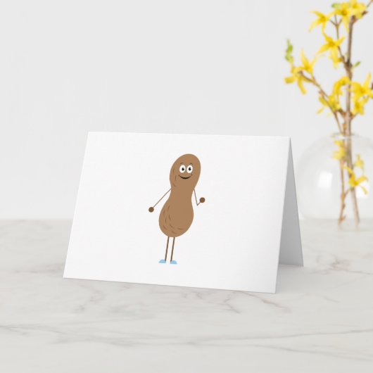 Lil Boy Peanut Karte (Gelbe Blume)