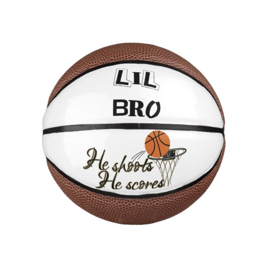 Lil Bro - Custom Mini Basketball (Vorderseite)