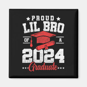 Lil Bro mit einem Cl von 2024 Graduate Senior Absc Magnet