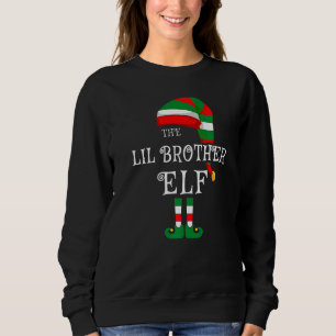 Lil Brother Elf Familie Weihnachten Matching Pajam Sweatshirt