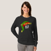 Lil Brother Elf Matching Family Group Christmas Pa T-Shirt (Vorne ganz)