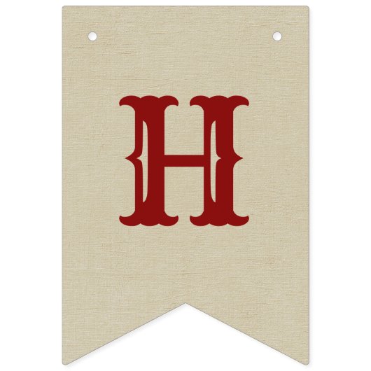 Lil' Buckaroo (blondes Haar) Wimpelkette (Zweite Fahne)