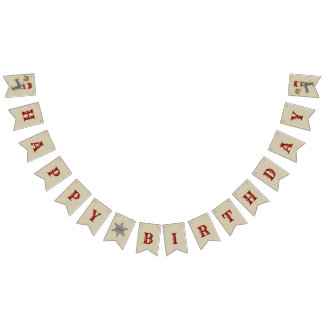 Lil' Buckaroo (braunes Haar) Wimpelkette