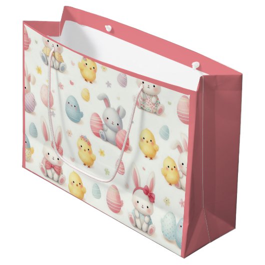 Lil Chicks & Bunny's Große Geschenktüte (Vorderseite Schrägansicht)