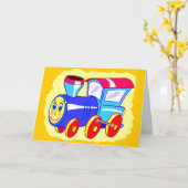 Lil Choo Choo Karte (Gelbe Blume)