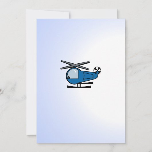 Lil' Chopper Einladung (Rückseite)