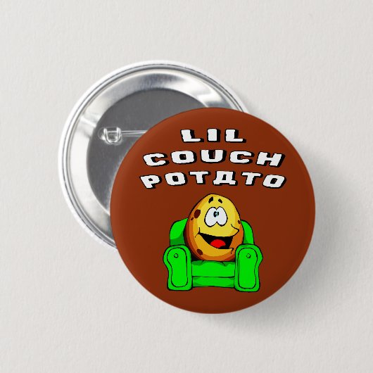 Lil Couch Potato Button (Vorne & Hinten)
