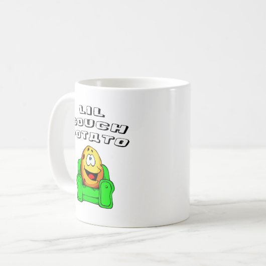 Lil Couch Potato Kaffeetasse (Vorderseite Links)