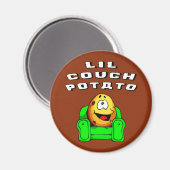 Lil Couch Potato Magnet (Vorderseite/Rückseite)