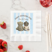 Lil Cowboy and Teddy Bear Baby Showroom Napkins Serviette (Beispiel)