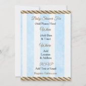 Lil' Cowboy Boy Country and Western Babydusche Einladung (Rückseite)