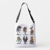 Lil Cryptids Tote Bag Tragetaschen Mit Langen Trägern (Rückseite)