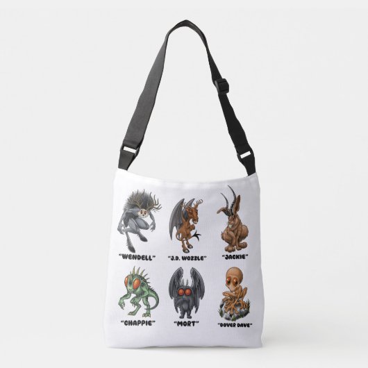 Lil Cryptids Tote Bag Tragetaschen Mit Langen Trägern (Vorderseite)