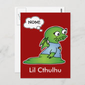 Lil Cthulhu Postkarte (Vorne/Hinten)