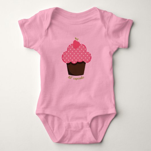 Lil' Cupcake Baby Strampler (Vorderseite)
