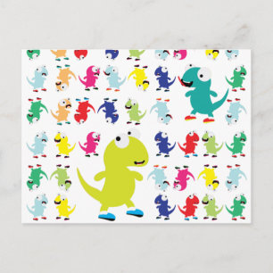 Lil Dino Lizards Postkarte