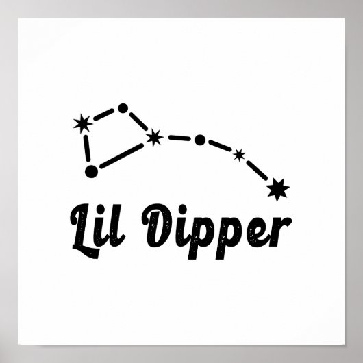 Lil Dipper Constellation Ursa Minor Poster (Vorne)