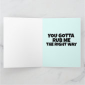 LIL' DIRTY FUN Romantic Greeting Card HUSBAND IHN Karte (Innenseite)