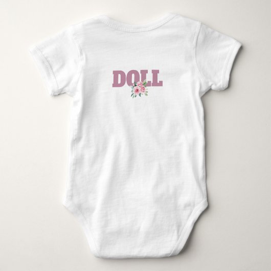 Lil doll T - Shirt Baby Bodysuit (Rückseite)