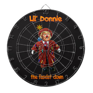 Lil Donnie der faschistische Clown Dartboard Dartscheibe