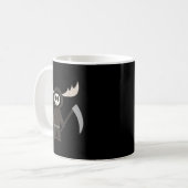 Lil Doom Moose - Funny Reaper Cartoon Kaffeetasse (Vorderseite Links)