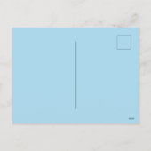 lil' Dragon Snowflake Feiertagspostkarte (Rückseite)