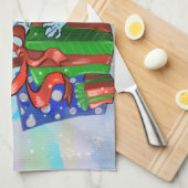 lil' Dragon Snowflake Geschirrtuch (Viertel Falte)