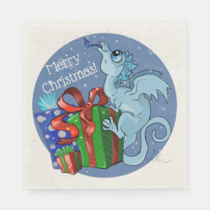 lil' Dragon Snowflake Serviette