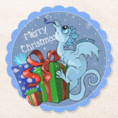 lil' Dragon Snowflake Untersetzer (Vorderseite)