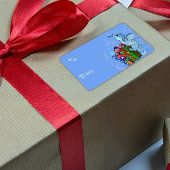 lil' Dragon Snowflake zu und von Geschenk Adressaufkleber