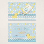 Lil' Duckling TY-Geschenk-Tag (Vorne & Hinten)