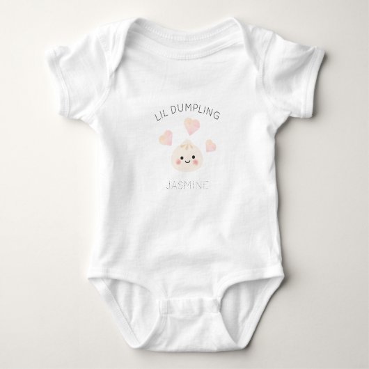 Lil Dumpling Baby Bodysuit Strampler (Vorderseite)