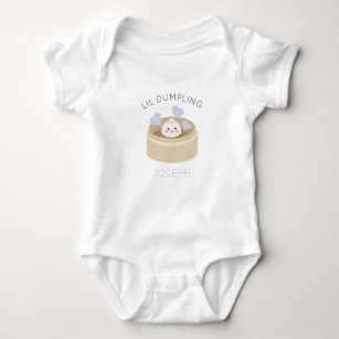 Lil Dumpling in chinesischem Steamer Boy Baby Body Baby Strampler