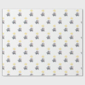 Lil' Elephant Star Wrapping Paper Geschenkpapier (Flach)