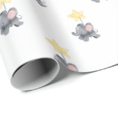 Lil' Elephant Star Wrapping Paper Geschenkpapier (Rolleneckpunkt)