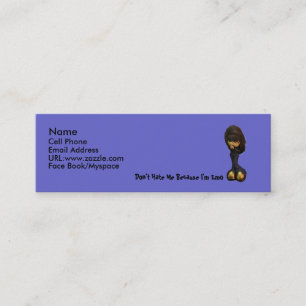 Lil Emo Mädchen-Visitenkarte Mini Visitenkarte