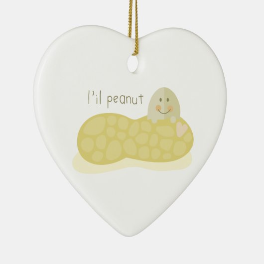 L'il Erdnuss Keramikornament (Rechts)