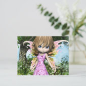 Lil Fairy Princess Postkarte (Stehend Vorderseite)
