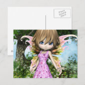 Lil Fairy Princess Postkarte (Vorne/Hinten)