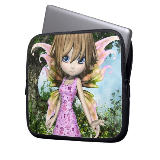 Lil Fee-Prinzessin Laptopschutzhülle (Vorderseite Links)