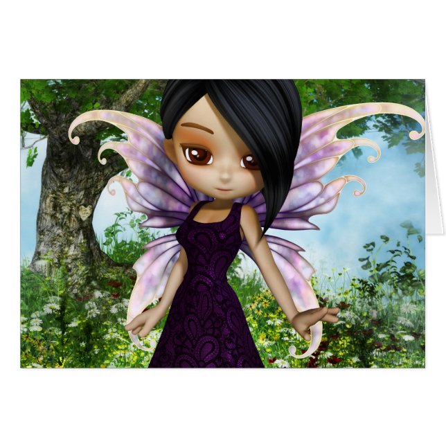 Lil feenhafte Prinzessin Card (Vorderseite (Horizontal))