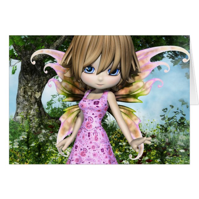 Lil feenhafte Prinzessin Card (Vorderseite (Horizontal))