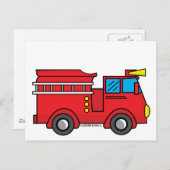 Lil Fire Truck Postkarte (Vorne/Hinten)